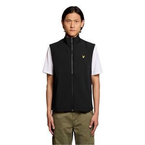 Lyle & Scott Black Polyester Sleveless Men's Jacket